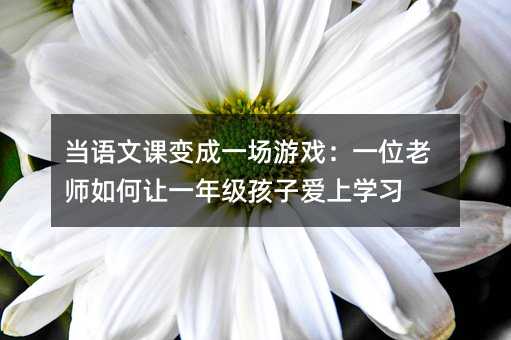 �����Ŀα��һ����Ϸ��һλ��ʦ�����һ�꼶���Ӱ���ѧϰ